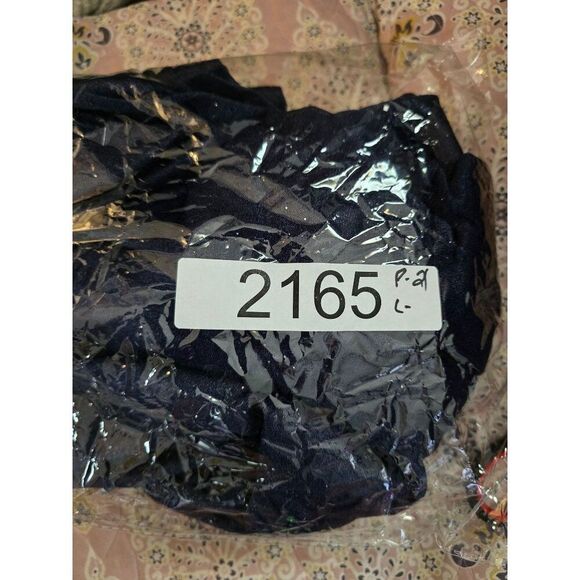 Navy Blue Sparkle Midi Dress With Ruffle Straps & Bow Back homecoming formal - Picture 5 of 5